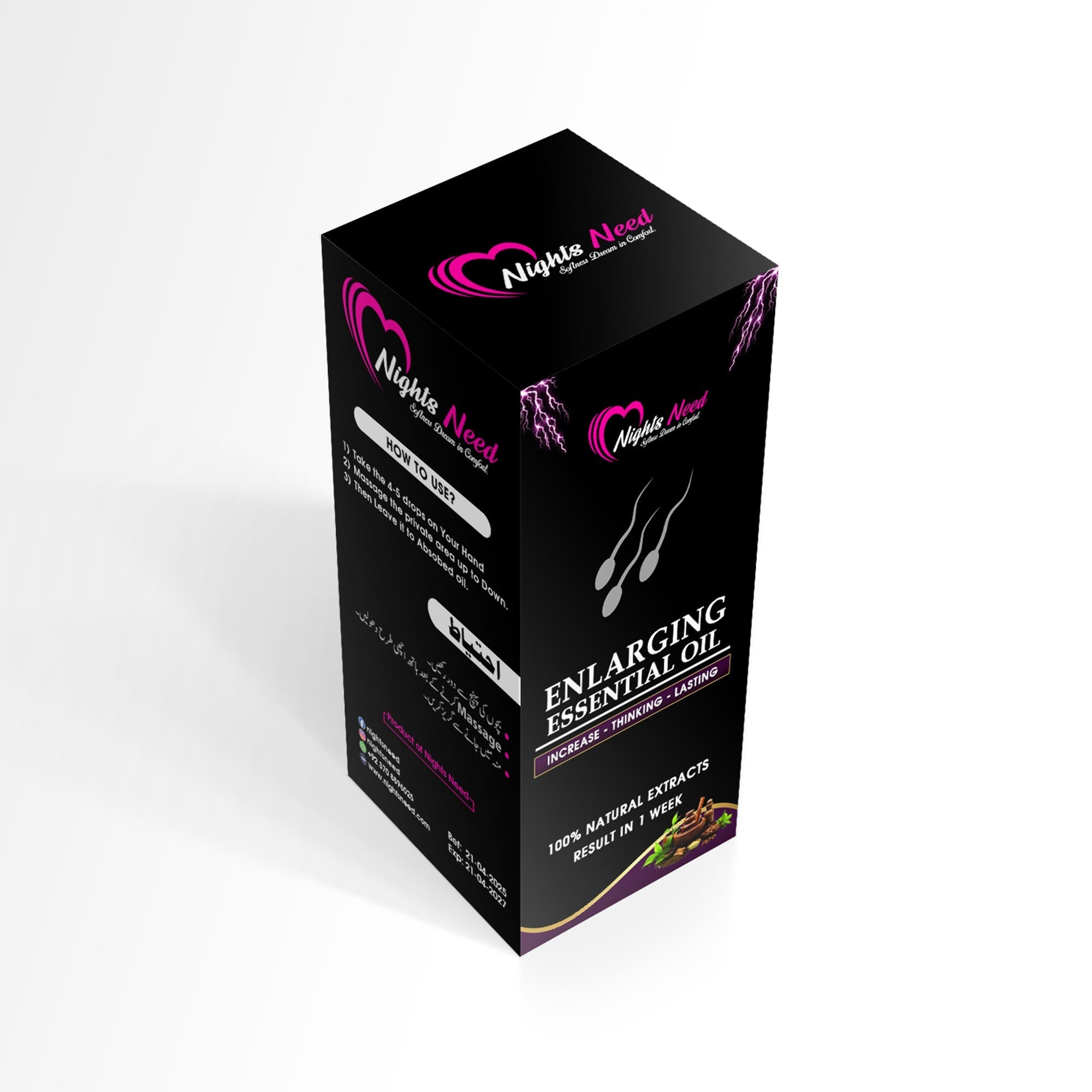 Enlarging Essential Oil