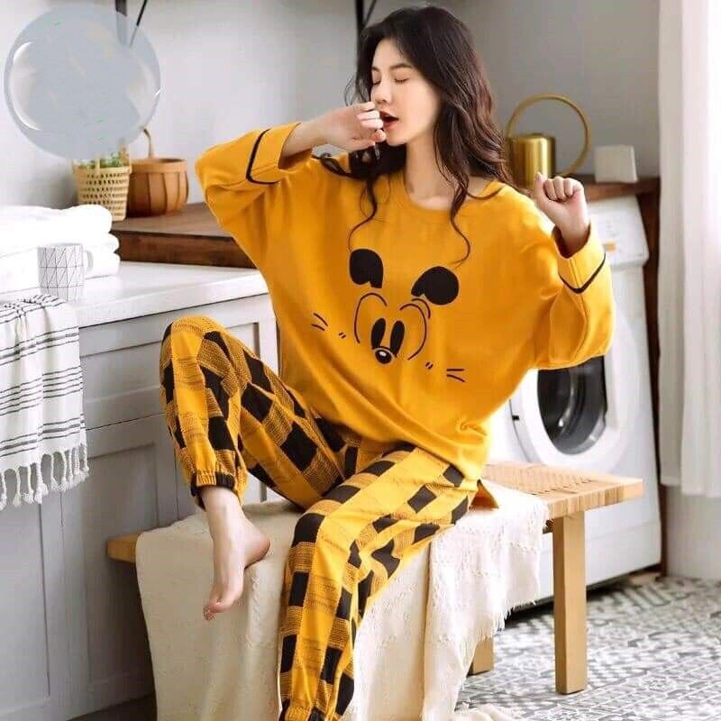 Yellow Mickey Mouse PJs SET