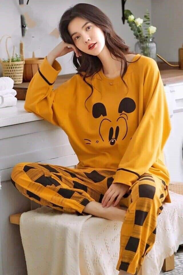 Yellow Mickey Mouse PJs SET
