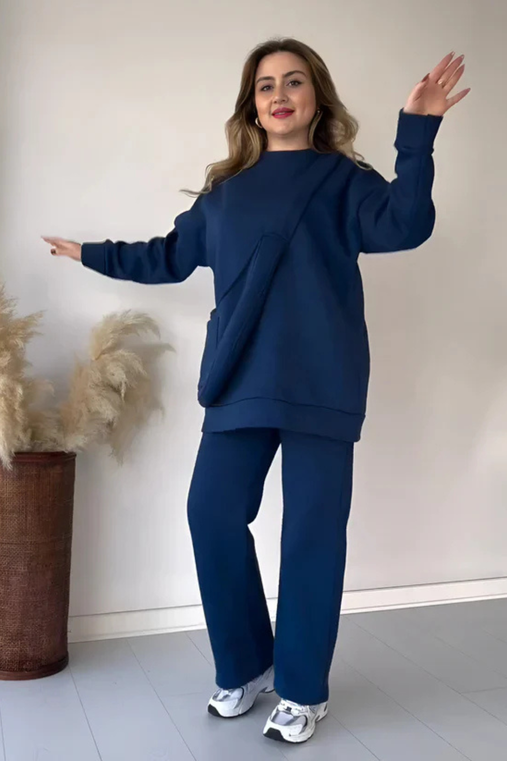 Winter Blue Carryall Co-Ord Set + Bag