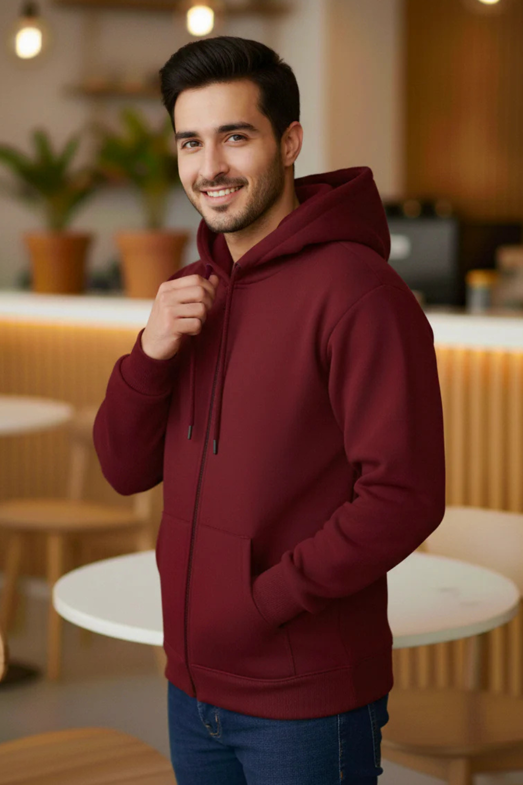 Maroon Classic Hoodie