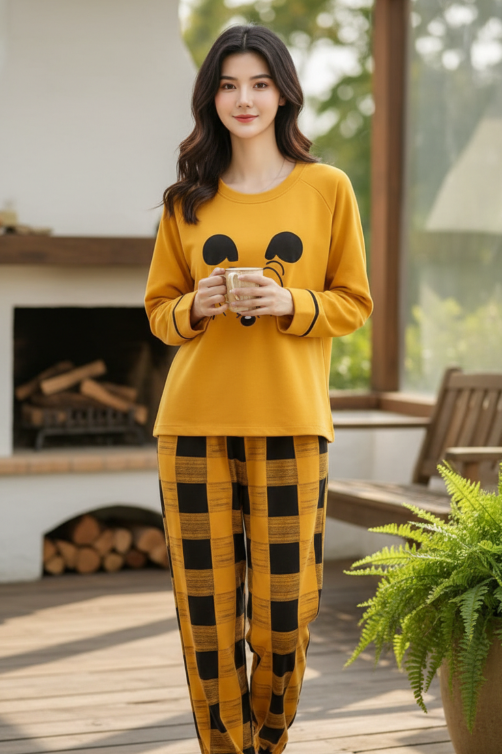 Yellow Mickey Mouse PJs SET