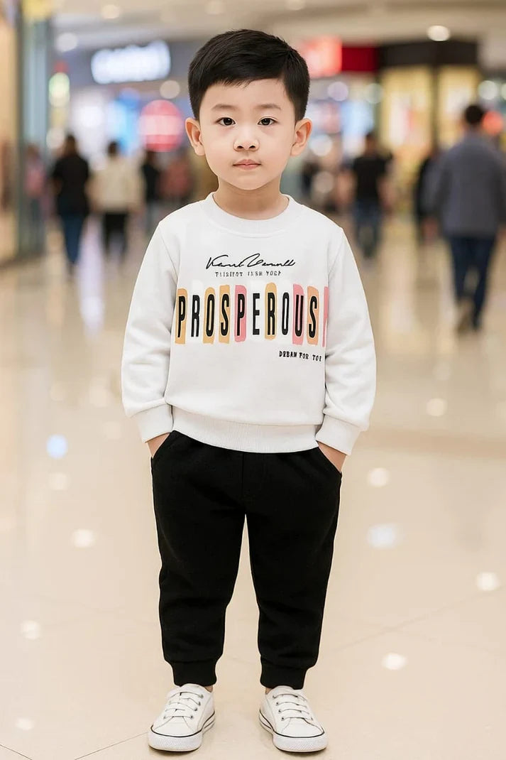 Prosperous Printed Kids Winter Suit