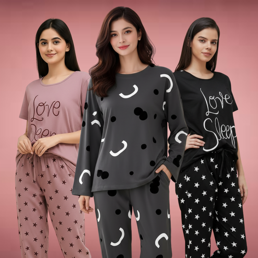 Love Sleep Pink / Love Sleep Black / Charcole Petrun